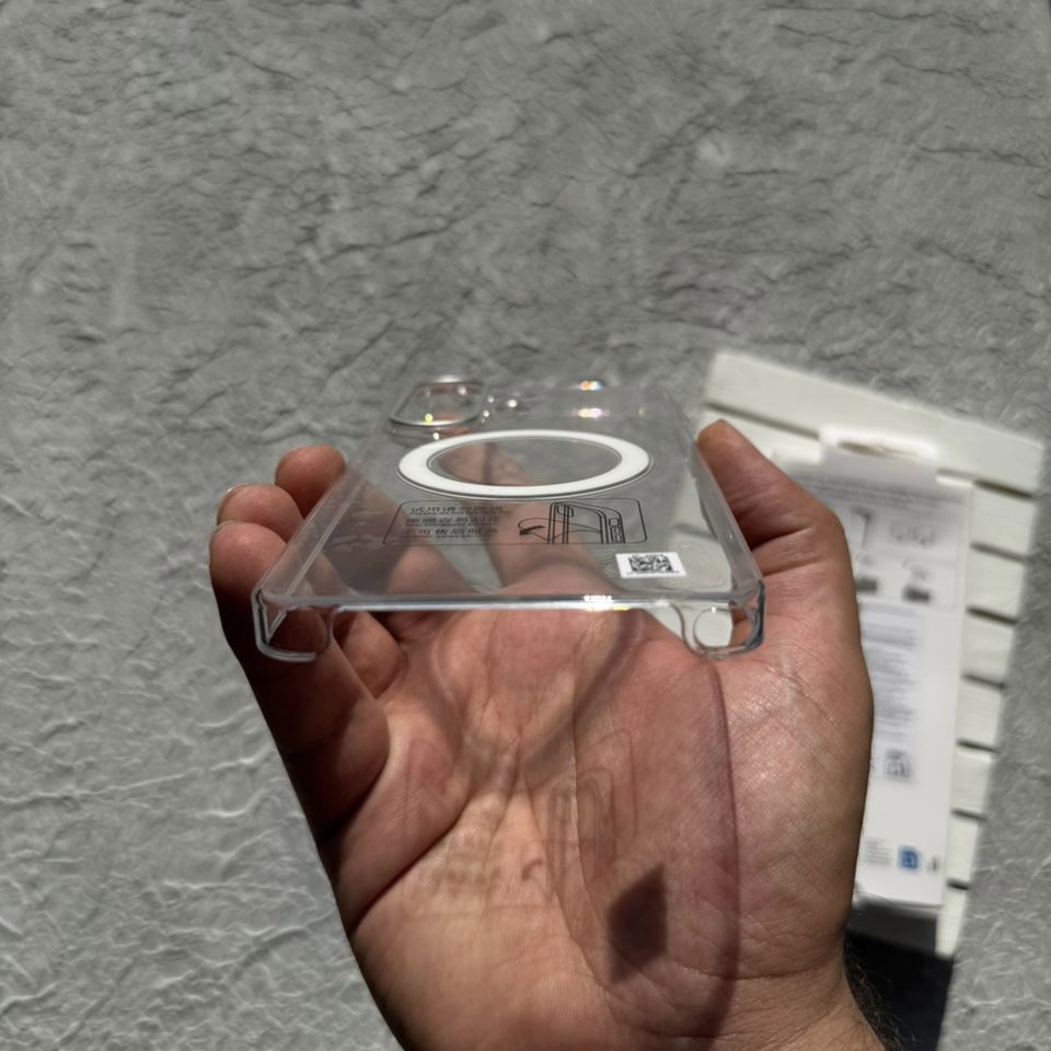 قاب پشت بی رنگ ، شفاف با مگ سیف Clear Magnet Case سامسونگ